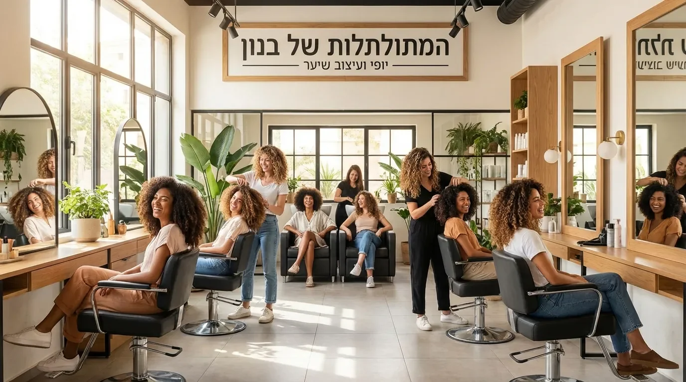 המתולתלות של בנון - סלון עיצוב שיער מתולתל מקצועי